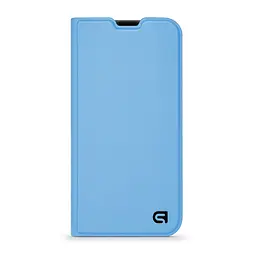 Чехол-книжка для ZTE Blade A75 4G, OneFold Case, голубой, из экокожи (PU) и TPU, с магнитом, с подставкой и отделением для карт, трансформируется в подставку, противоударный, защита всего корпуса, ArmorStandart (ARM81672)