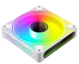Вентилятор Coolmoon 120мм CM-DM1-W Reverse (CM-DM1-W-R) White - мініатюра 8