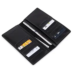 Чоловіче шкіряне портмоне GRANDE PELLE 9,5х18х1 см acs0018656 - мініатюра 4