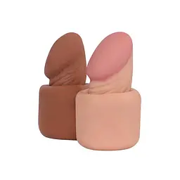 Насадка на пеніс Lovetoy Pleasure X-Tender Penis Sleeve Flesh Add 2, +5 см (тілесний) - мініатюра 4