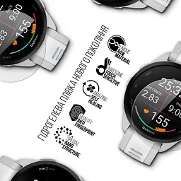 Гідрогелева плівка на годинники Garmin Forerunner 165 ArmorStandart захисна плівка для смарт годинників прозора (ARM91536) - мініатюра 2