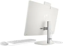 Моноблок HP 23.8 240-G10 FHD IPS/Intel i3-N300/8GB/512SSD/UMA/DOS/White (8T2Z6ES) - мініатюра 4