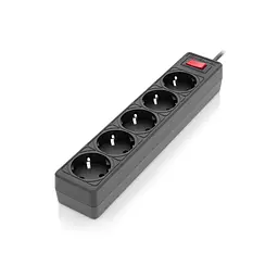 Мережевий фільтр живлення REAL-EL RS-Protect 505, 1.8m, black (EL122300044) - мініатюра 3