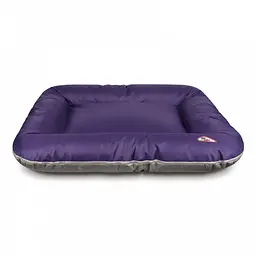 Лежак Pet Fashion Askold 4 для собак фіолетовий/сірий 80x60x13 см - мініатюра 2