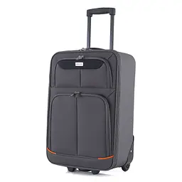 Валіза Semi Line 20" (S) Grey/Orange Lines (T5754-1)