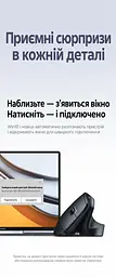 Бездротова вертикальна миша UGREEN M571S Bluetooth та USB-A приймач 2,4 ГГц 4 рівні чутливості до 4000 DPI перемикання між трьома пристроями тихі кнопки та коліщатко вбудований акумулятор із заряджанням USB-C бічні кнопки швидкого доступу пам’ять DPI для кожного пристрою опора для великого пальця протиковзна накладка під палець у комплекті відсік для приймача кабель заряджання USB-A на USB-C 1 м у комплекті темно-сіра з чорним (85237) - мініатюра 14
