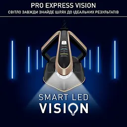 Праска-парогенератор Tefal Pro Express Vision 3000 Вт чорно-золота (GV9823E1) - мініатюра 6