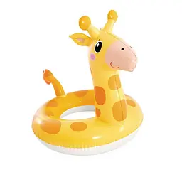 Дитяче надувне коло Big Animal Rings Жираф 59221(Yellow) розмір 81х58 см