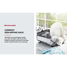 Підставка для сушки посуду KitchenAid Sinkware сіра (KEG895BXCGA) - мініатюра 11