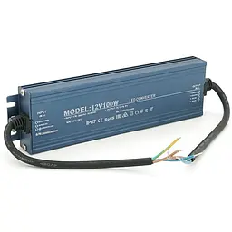 Імпульсний блок живлення герметичний Voltronic (Led Converter) 12V 100W, IP67, 200х21х54 мм, Box