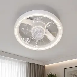 Стельова LED-люстра-вентилятор Artlight FS305WH, біла, 78 Вт, від 10-18 м²