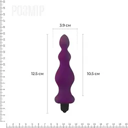 Анальна пробка з вібрацією Adrien Lastic Bullet Amuse - мініатюра 2