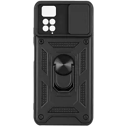 Чохол Ummi Camshield Serge Ring для Xiaomi Redmi Note 11 Pro 4G/5G/Note 11E Pro/ 12 Pro 4G Чорний / Black