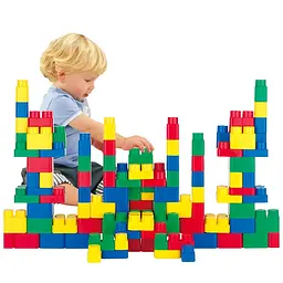 Конструктор з великими деталями в боксі Molto Blocks 80 шт. червоний (12461) - мініатюра 2