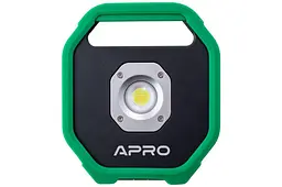 Прожектор вуличний світлодіодний LED акумуляторний Apro 10 Вт Li-Ion - мініатюра 5