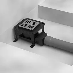 Душевой трап Waterway Spot X 10x10 WSX100001N2 чорний - мініатюра 2
