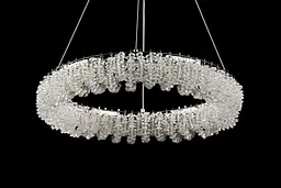 Сучасна підвісна LED-люстра L33038/500/1 LED (CH) - хром, 90 Вт, діаметр 50 см, від 12 до 18 м2 - мініатюра 6