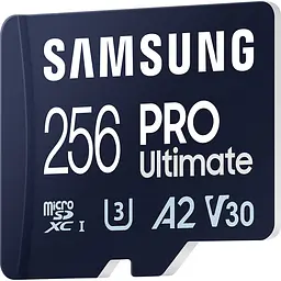 Карта пам'яті Samsung microSDXC 256GB Class 10 UHS-I U3 V30 A2 PRO Ultimate + SD Adapter [MB-MY256SA] [112857] - мініатюра 13