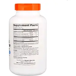 Синергічний глюкозамін Doctor's Best Glucosamine MSM with OptiMSM 180 капсул - мініатюра 2