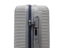 Валіза маленька S ABS-пластик Milano bag 004 56,5×39×24см 40л Срібна - мініатюра 5