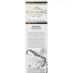 Віскі Rozelieures Subtil Collection 40% 0.7 л в подарунковій коробці - мініатюра 9