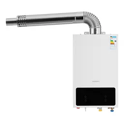 ARDESTO Комплект газова колонка ARDESTO HB02 10л/хв 20кВт турбована Low NOx з димоходом - мініатюра 8