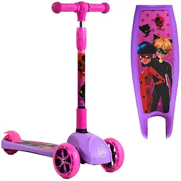Самокат Best Scooter Рожево-фіолетовий 000254872
