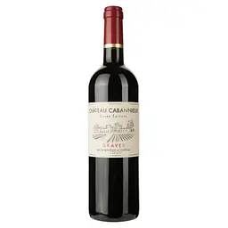 Вино Chateau Cabannieux Graves 2017 червоне сухе 0.75 л