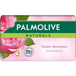 Мило туалетне PALMOLIVE 150г Мило Натурель ТNaturals Молочко-Троянда