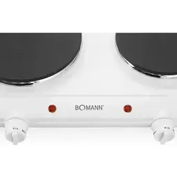 Плита електрична Bomann DKP 5028 CB на 2 конфорки зі знімними ручками для транспортування - мініатюра 3