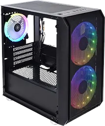 Корпус Qube Neptune Mini ARGB Black (QB08N_FCNU3) - мініатюра 2