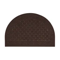 Килимок придверний Eco Fabric Луска півколо без кромки коричневий 40 х 60 см (4060-019) - мініатюра 3