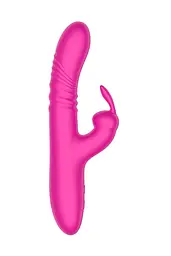Вібратор-кролик B - Series Cute Rabbit, 24 см (рожевий) - мініатюра 12