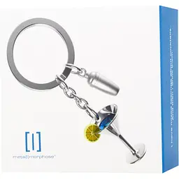 Брелок Metalmorphose Cocktail Glass with Shaker (8000020593049) - мініатюра 2