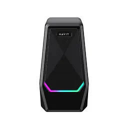 Стерео колонки HAVIT SK768 USB 10W RGB Black HAVIT (28644-000) - мініатюра 4
