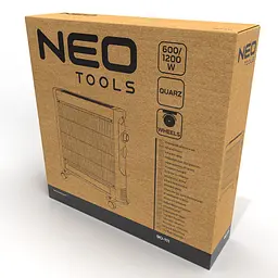 Інфрачервоний обігрівач Neo Tools 1200 Вт, площа обігріву 12 кв.м., Чорний (90-111) - мініатюра 10