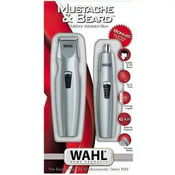 Тример для бороди та вусів Wahl Mustache & Beard 05606-308 сірий - мініатюра 3