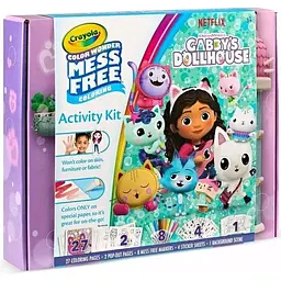 Набір для творчості Crayola Color Wonder Gabby's Dollhouse розмальовки фломастери наліпки - мініатюра 8