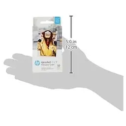 Фотопапір для портативного принтера HP Sprocket Zink Photo Paper 2x3" (50х77мм) 50 Sheets (1DE39A, HPIZ2X350) - мініатюра 3