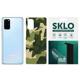 Захисна плівка SKLO Back (тил) Camo для Samsung Galaxy S21 FE Зелений / Army Green