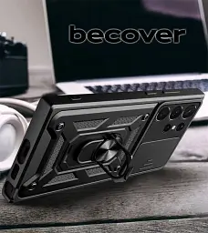 Панель BeCover Military для Samsung Galaxy S23 Ultra SM-S918 Black (709998) - мініатюра 3