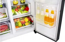 Холодильник SBS LG GC-Q247CBDC 179х74х91см 2 двері холодильне відділення 406 л морозильне відділення 220 л A+ NF Чорний мат. (GC-Q247CBDC) - мініатюра 9