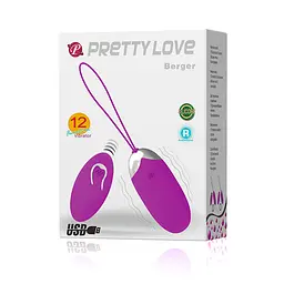 Віброяйце Pretty Love Berger Vibrating Egg Purple - мініатюра 6