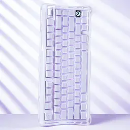 Клавіатура GravaStar Mercury K1 80keys Kailh Cheery Pink EN/UKR BT/WL/USB Lavender Purple (GSK1_PL) - мініатюра 5