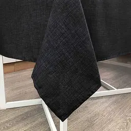 Скатертина Прованс Black Milan 180х136 см чорна (23561) - мініатюра 2