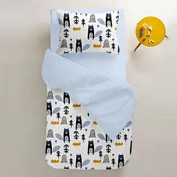 Підковдра полуторна Cosas Castor 155х215см (Castor_CellBlue_155q) - мініатюра 2