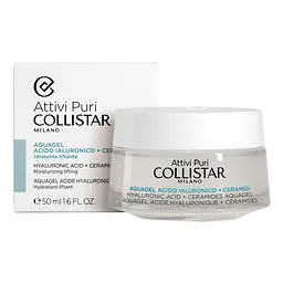 Аква-гель для обличчя Collistar Pure Actives Hyaluronic Acid + Ceramides Aquagel, з гіалуроновою кислотою та церамідами, 50 мл - мініатюра 2
