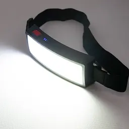 Ліхтар налобний TM-G14, світлодіодний COB, акумуляторний, USB заряджання, чорний - мініатюра 4
