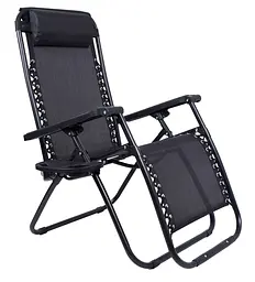 Крісло-шезлонг Hanert Lounge Black 2 шт. в комплекті - мініатюра 4
