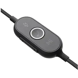 Дротова стерео гарнітура Logitech Zone Wired USB + Type-C (981-000870) чорна - мініатюра 6